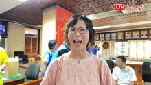 蔡壁如「出家一週」出關  直奔江啟臣問政說明會