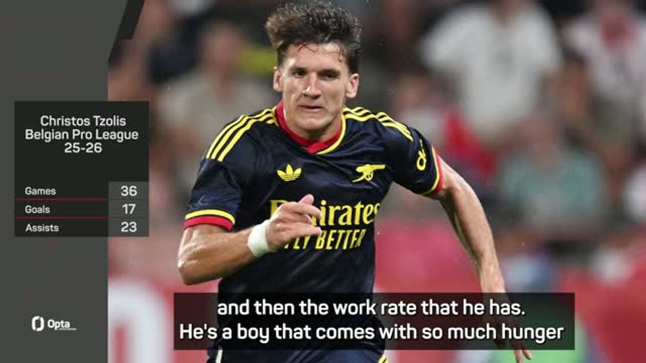 'You're going to love him' - Arteta buzzing over new signing Tzolis
