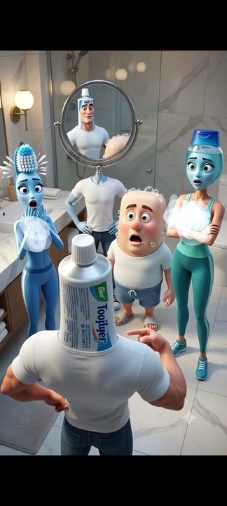 Toothpaste Thought He Was the Boss... Until This Happened! 😂