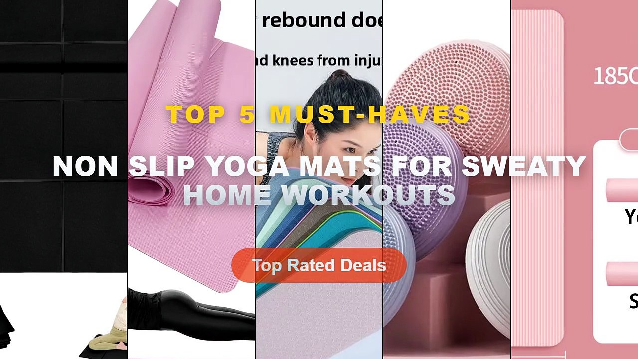 Don't Buy Non Slip Yoga Mats For Sweaty Home Wo...