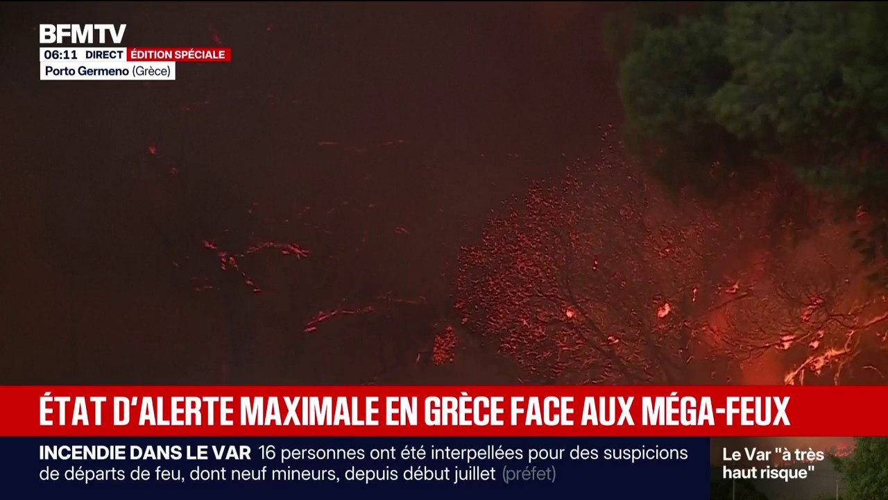 Incendies: la Grèce en état d'alerte face à des méga-feux