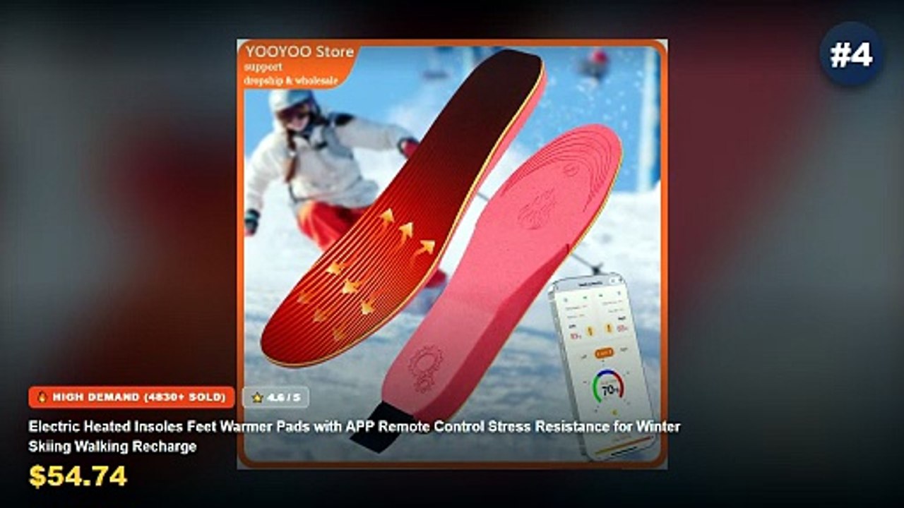 Cheap & Best Heated Insoles With Rechargeable Battery For Winter Unboxing & Review - Winter warm foot insoles with 3 Tem...