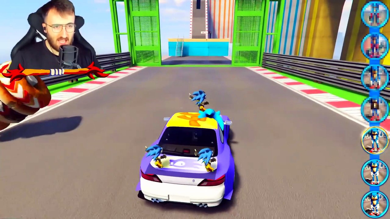 Mejorando a SONIC en el MAS ALTO en GTA 5 !! (Sonic Movie mod)
