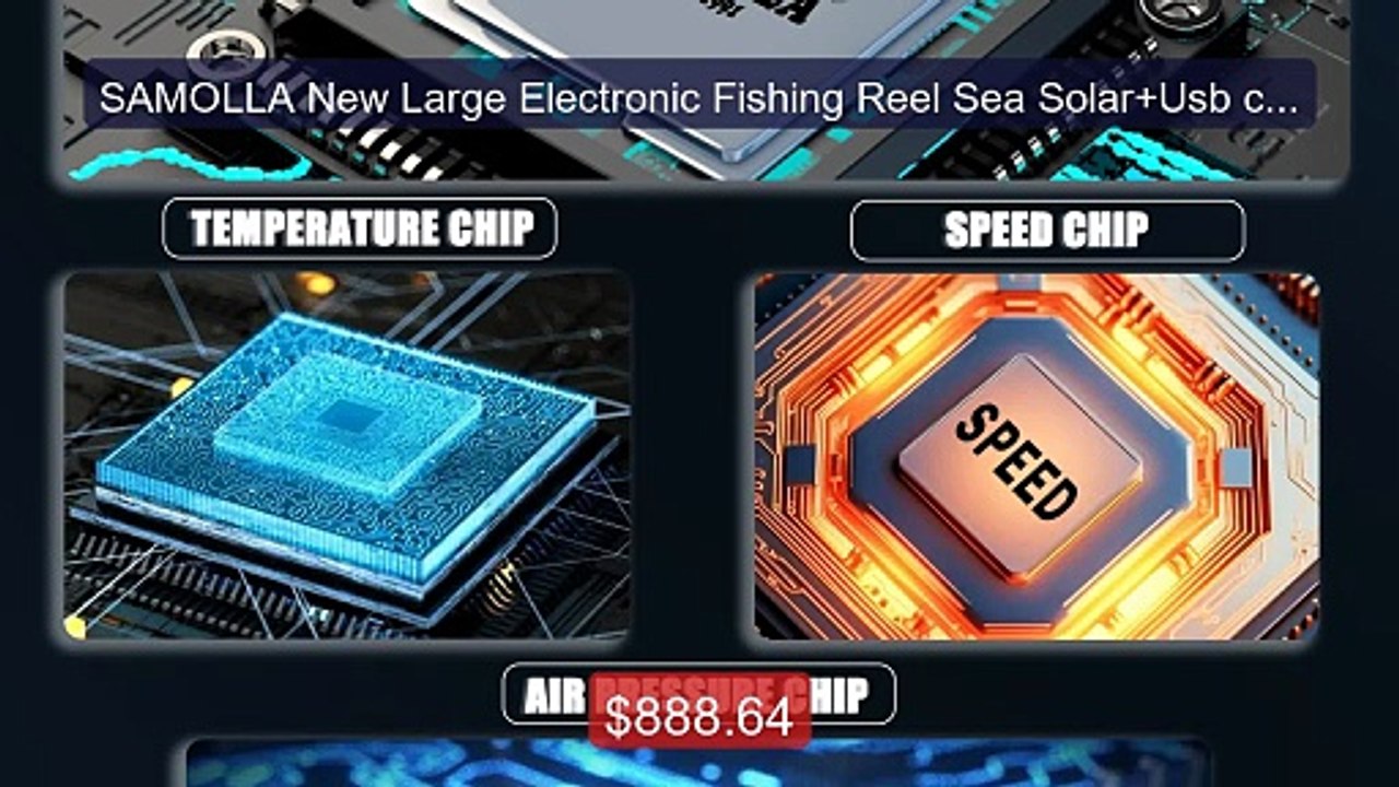 SAMOLLA New Large Electronic Fishing Reel Sea Solar+Usb charg... -- Amazing Value 2026 | Must Have!