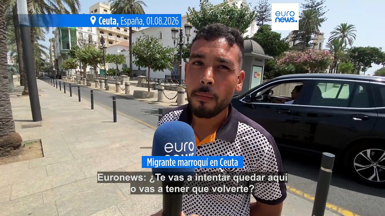 Migrante en Ceuta: "Vine para buscarme la vida" y no tengo intención de volver
