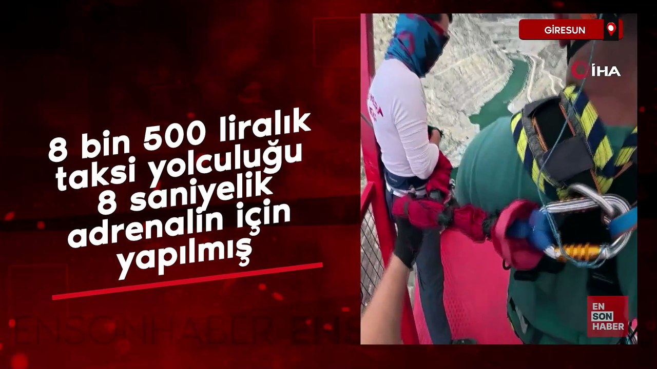 Ankara'dan Giresun'a 28 bin 500 liralık taksi yolculuğu, 8 saniyelik adrenalin için yapılmış