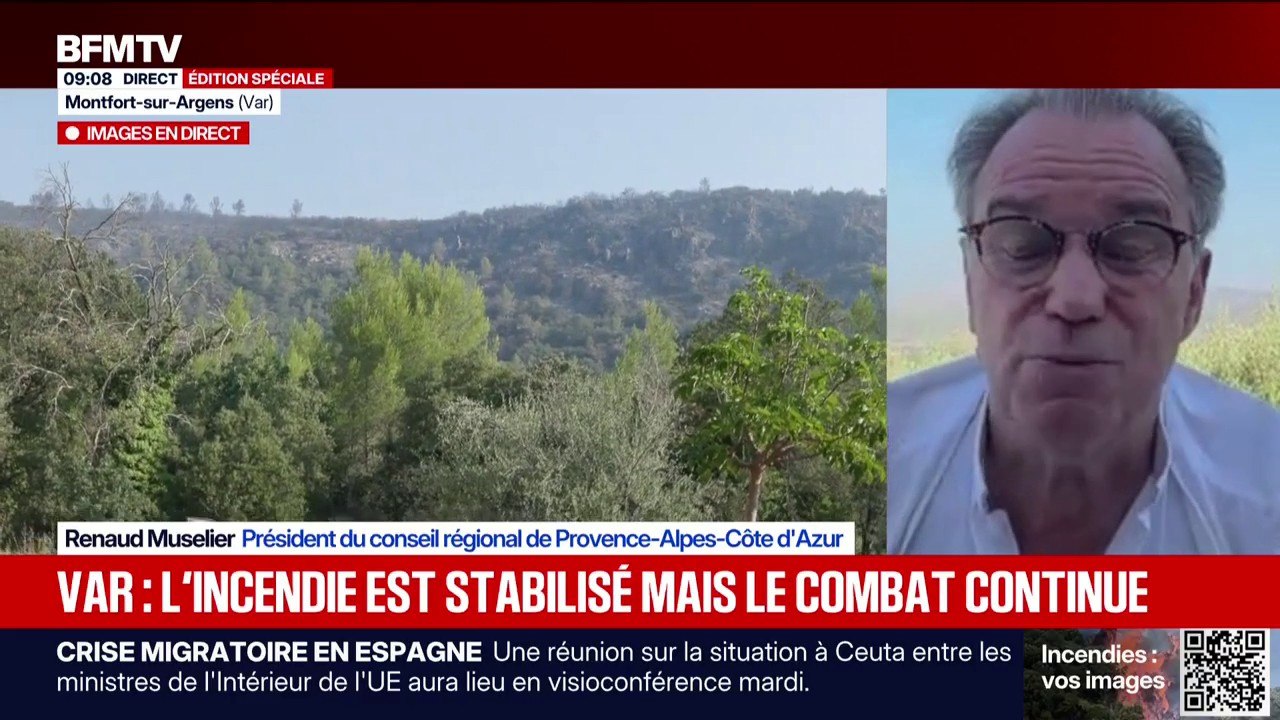 Incendie dans le Var: la situation est "sous co...
