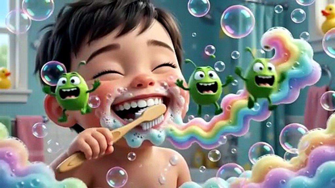 Brush Brush Smile!  | Healthy Teeth Song | Nursery Rhymes & Kids Songs