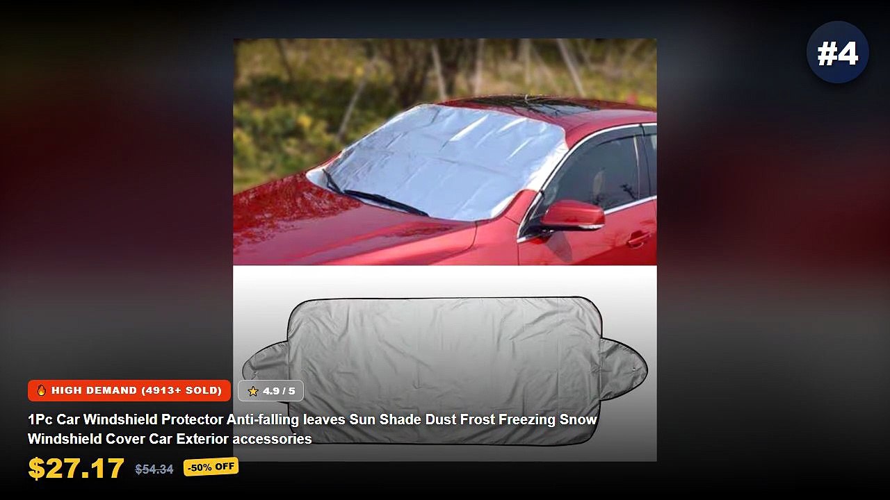 Windshield Snow Covers For Icy Winter Mornings: Top 5 Best Sellers - Car Covers Outdoor Waterproof Sun Rain Snow Protect...