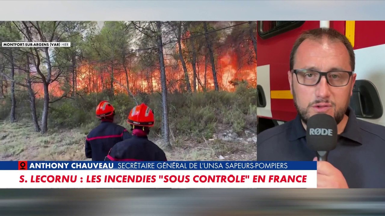 Anthony Chauveau : «Les conditions météo peuvent raviver les feux à tout moment»