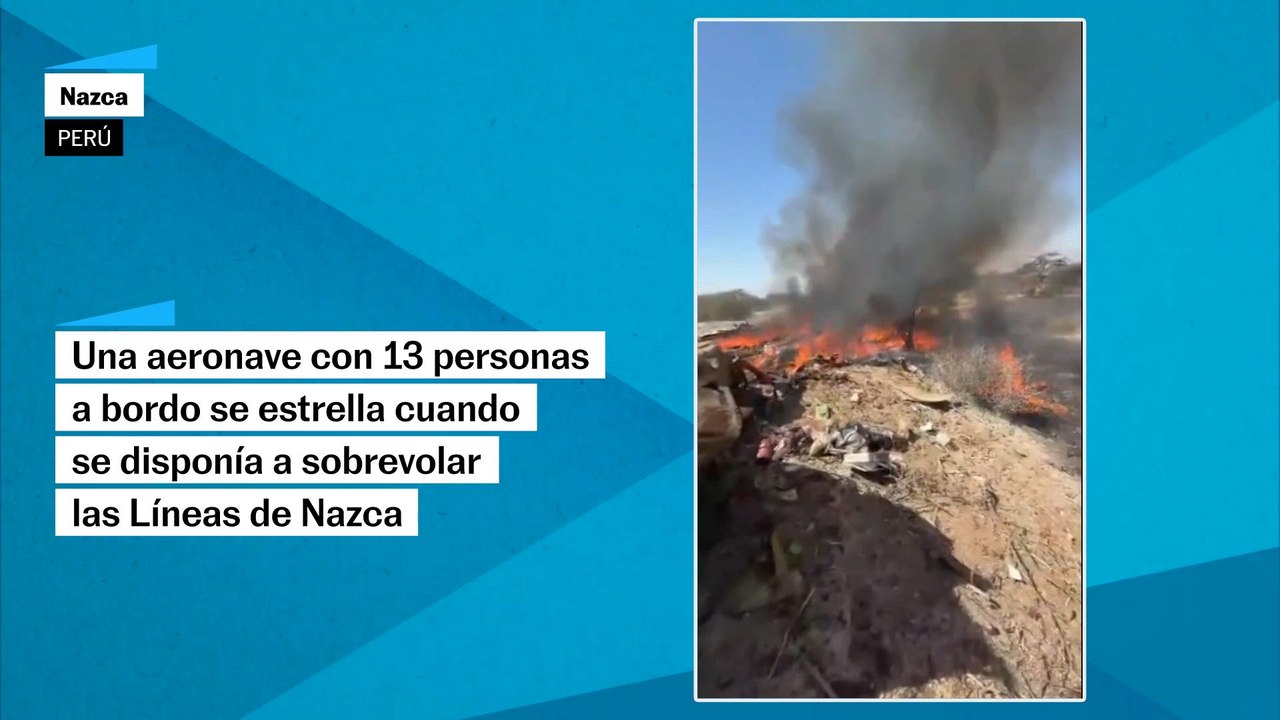 Un siniestro aéreo en Perú deja 13 muertos, entre ellos, dos españoles