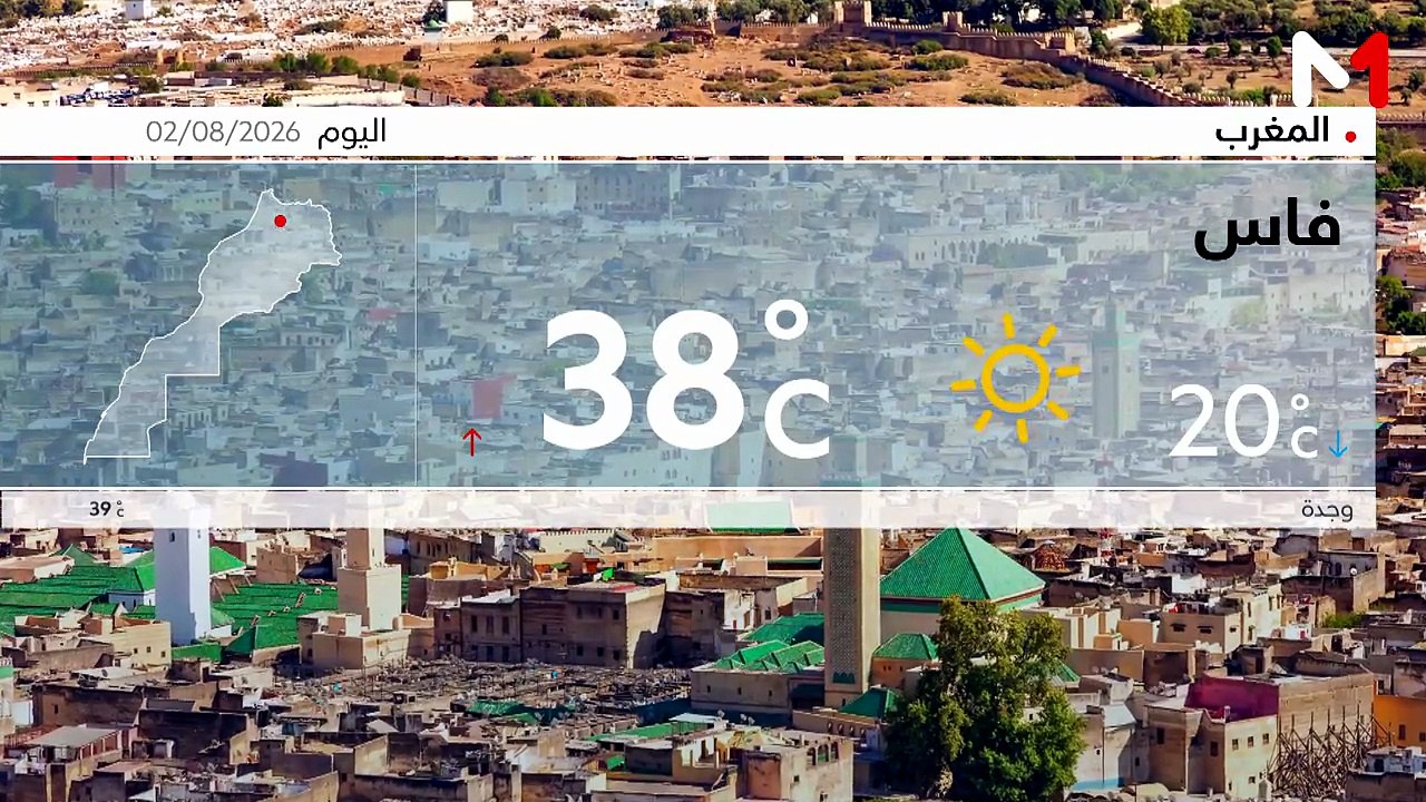 النشرة الجوية - 02/08/2026