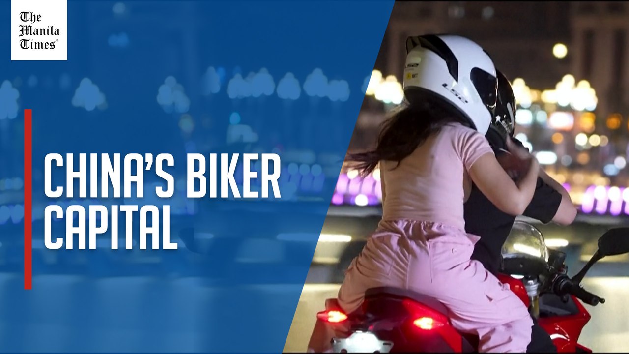 Tourists chase high-octane thrill in China's trending biker capital