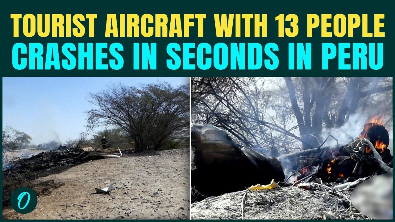 Peru Plane Crash BREAKING: Tourist Plane With 13 Onboard CRASHES | Chilling Aeria Footage