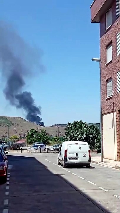 Vuelve a arder el vertedero de Nájera