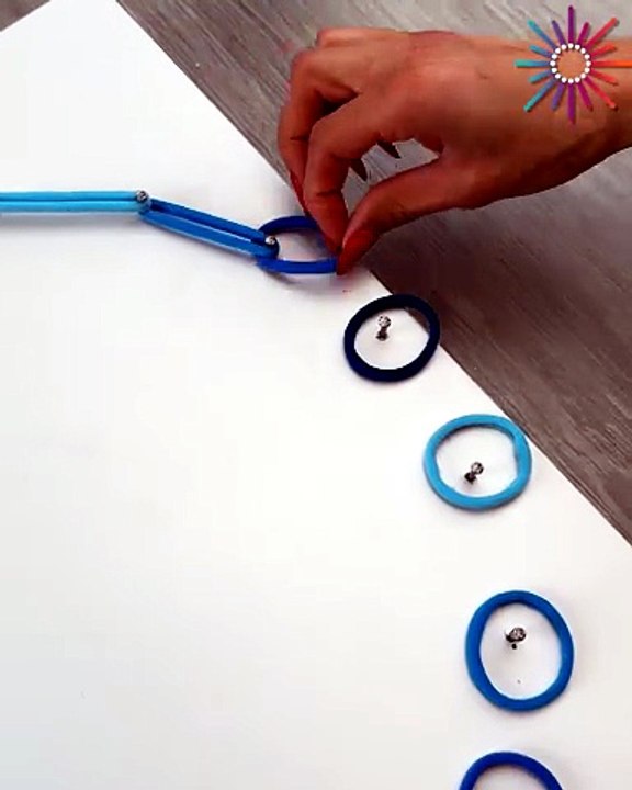 Stretching creativity with rubber bands