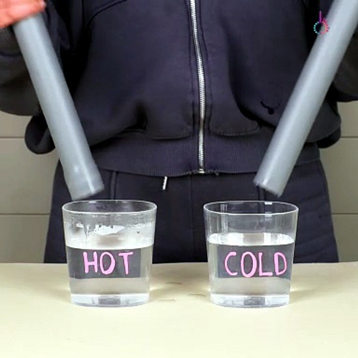 Hot and cold water test the pipes 🚿⚡