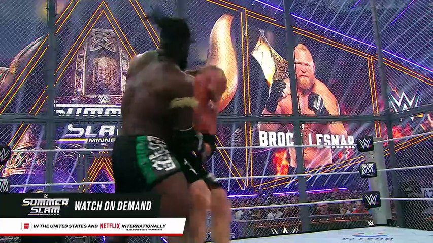 Oba Femi vs. Brock Lesnar _ Hell in a Cell Match_ SummerSlam 2026 highlights