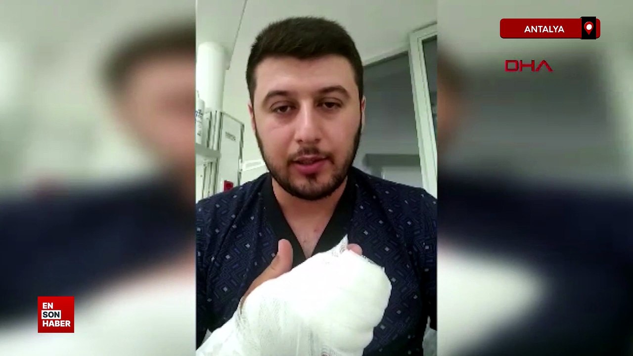 Antalya- Motokuryeye döner bıçaklı saldırı