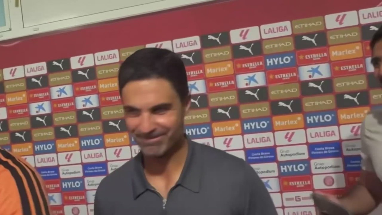 La reacción viral de Arteta al ser preguntado por Vinicius y el Arsenal