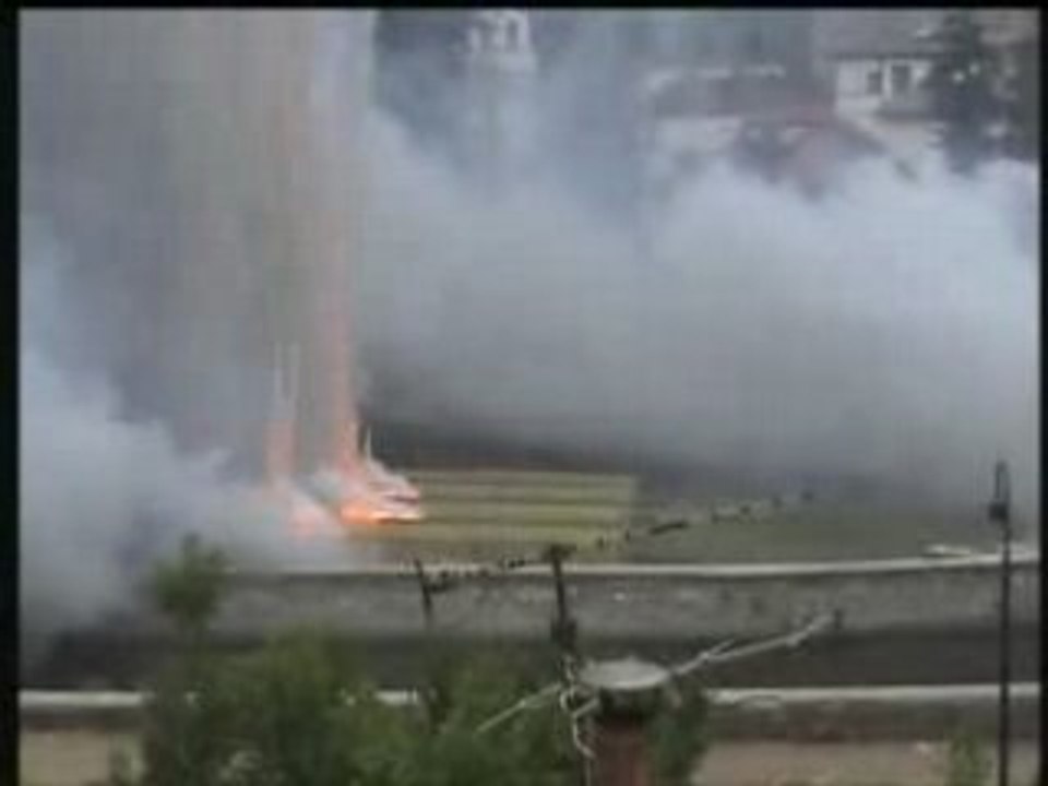 petards fusées  cangas del narcea asturies espagne