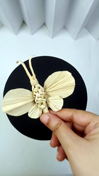 DIY Corn Husk Butterfly Craft | Natural Home Decor Idea
