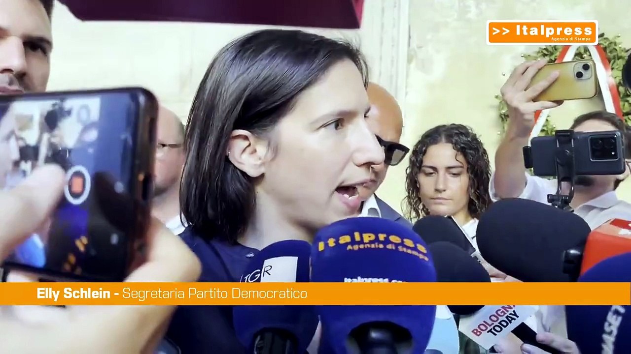 Strage Bologna, Schlein "Non consentiremo che si provi a riscrivere la storia"