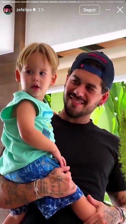 Bomba! Zé Felipe é denunciado a órgãos de proteção após vídeo polêmico com o filho caçula