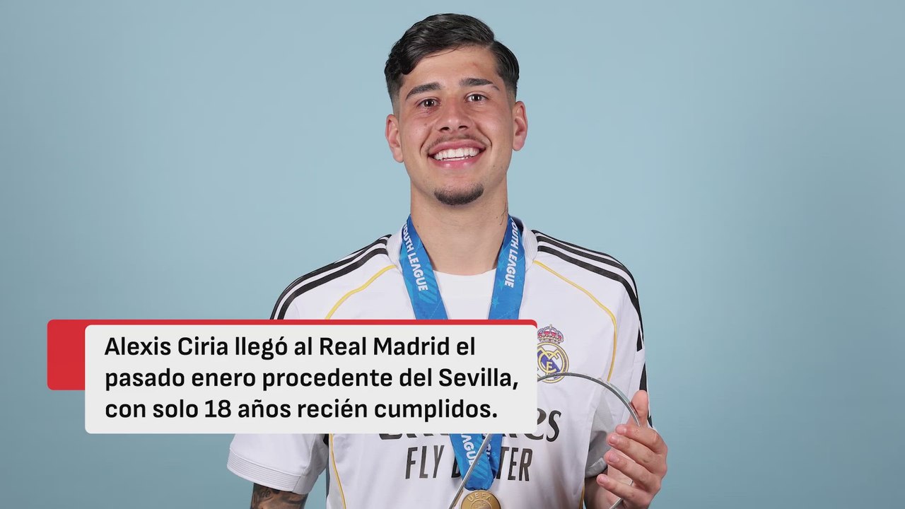 El dato bestial de Alexis Ciria, la perla de 18 años del Real Madrid, que os dejará boquiabiertos