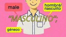 10000 palabras en inglés - La palabra “male” engaña  ¿hombre o masculino?