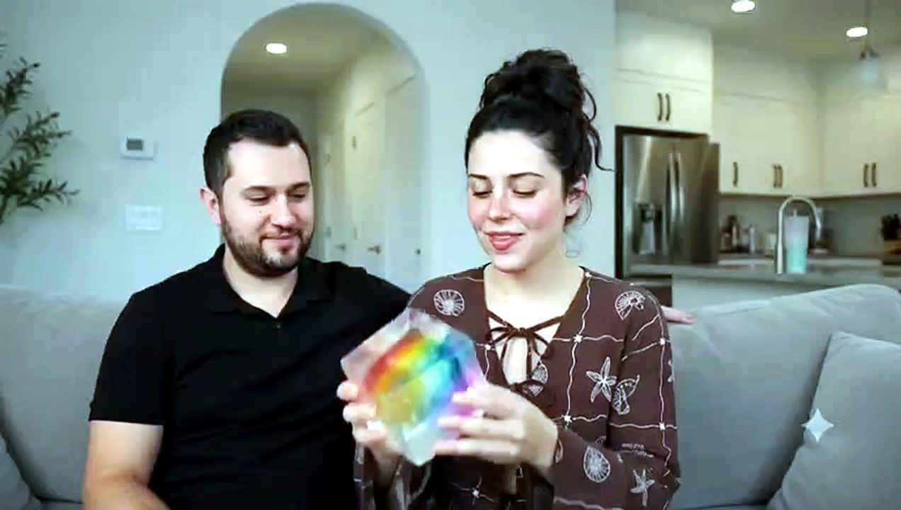 EXTREME Crunch! Eating a Giant Rainbow Crystal ASMR 🌈💎