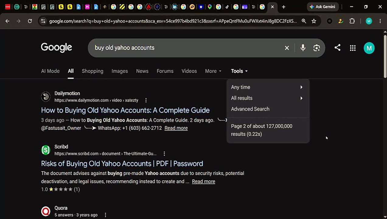 Top 5,55 Sites to Buy Old Gmail Accounts in the USA for
