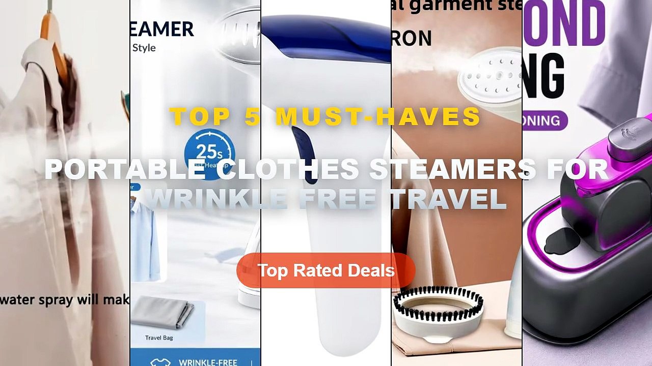 Why Everyone Is Buying Portable Clothes Steamers For Wrinkle Free Travel - 1pc Portable Handheld Clothes Steamer Wrinkle...