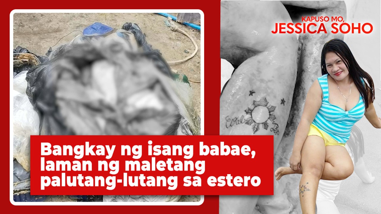 Bangkay ng isang babae, laman ng maletang palutang-lutang sa estero | Kapuso Mo, Jessica Soho