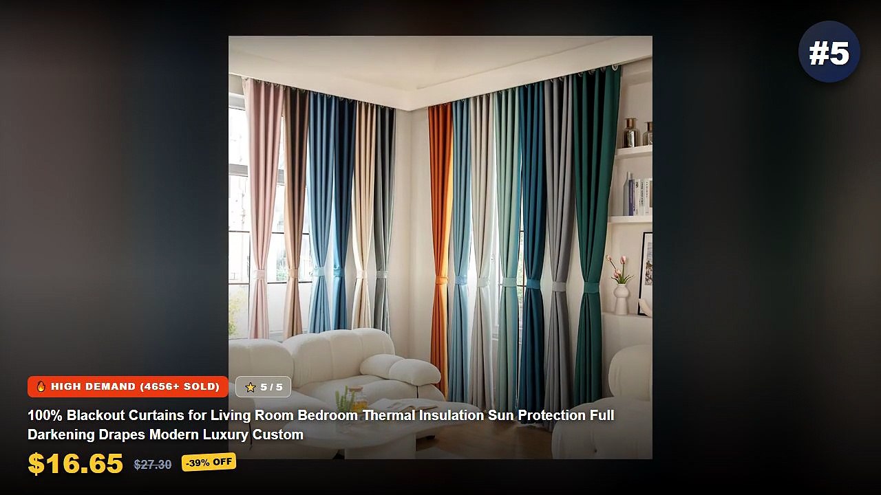 Best Blackout Curtains With Thermal Insulation...