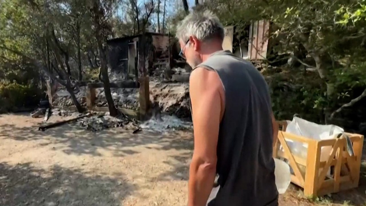 Feux dans le Var : il retrouve sa maison en cendres