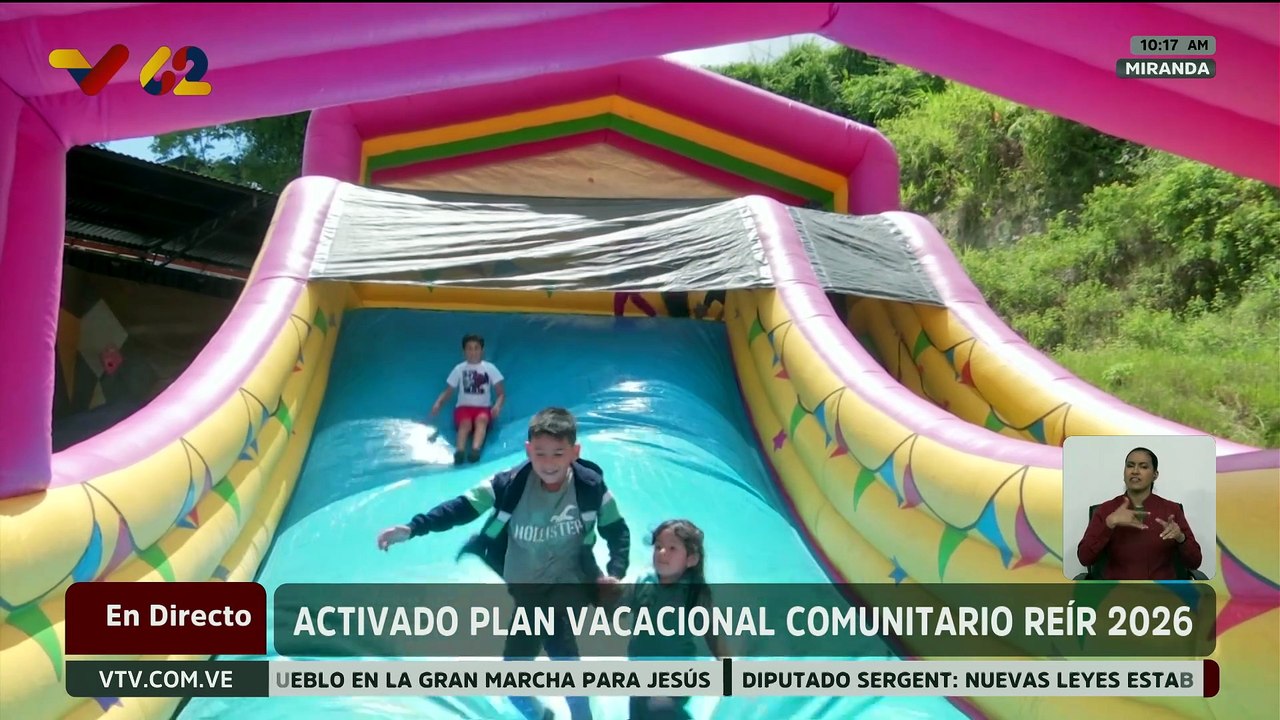 Miranda | Campamentos transitorios ofrecen recreación y diversidad con el Plan Vacacional Comunitario Reír 2026
