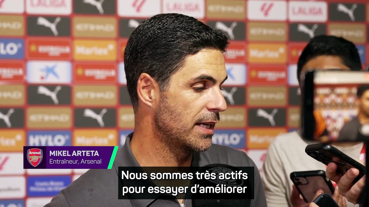 Arteta : ''On sera actif lors du mercato''