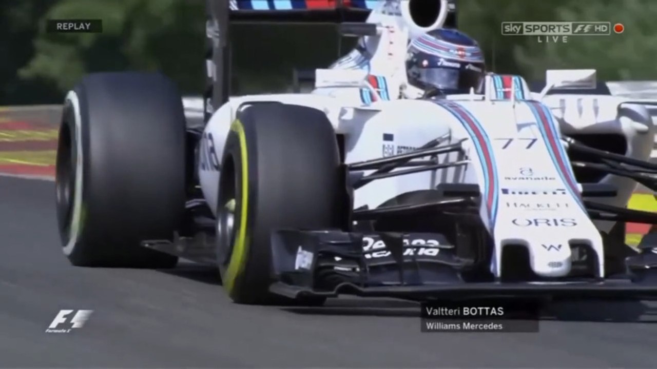F1 – Williams mix up tyre compounds – Belgium 2015