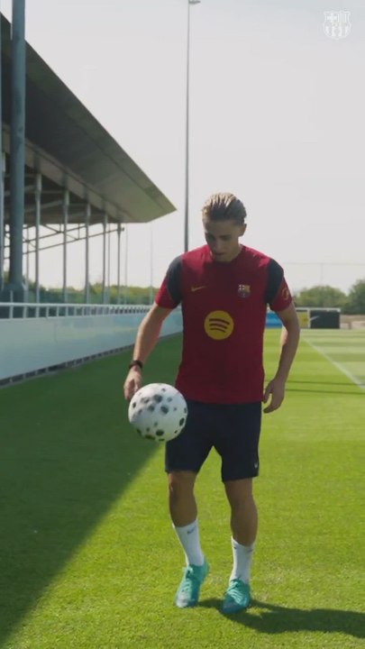 Los trucos de balón de Fermín que demuestran que ya está en plena forma