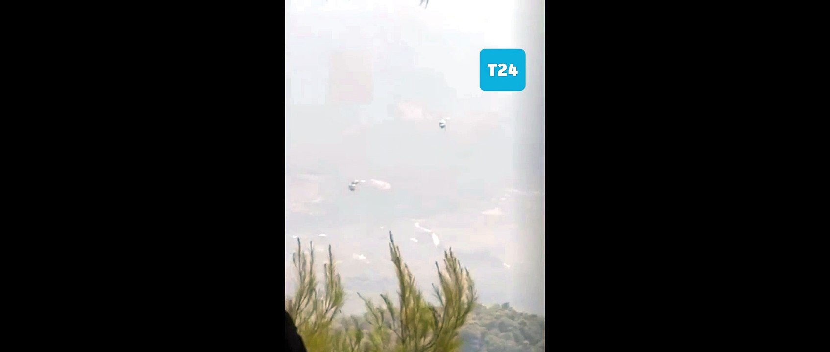 Yunanistan'da iki yangın söndürme helikopteri çarpıştı