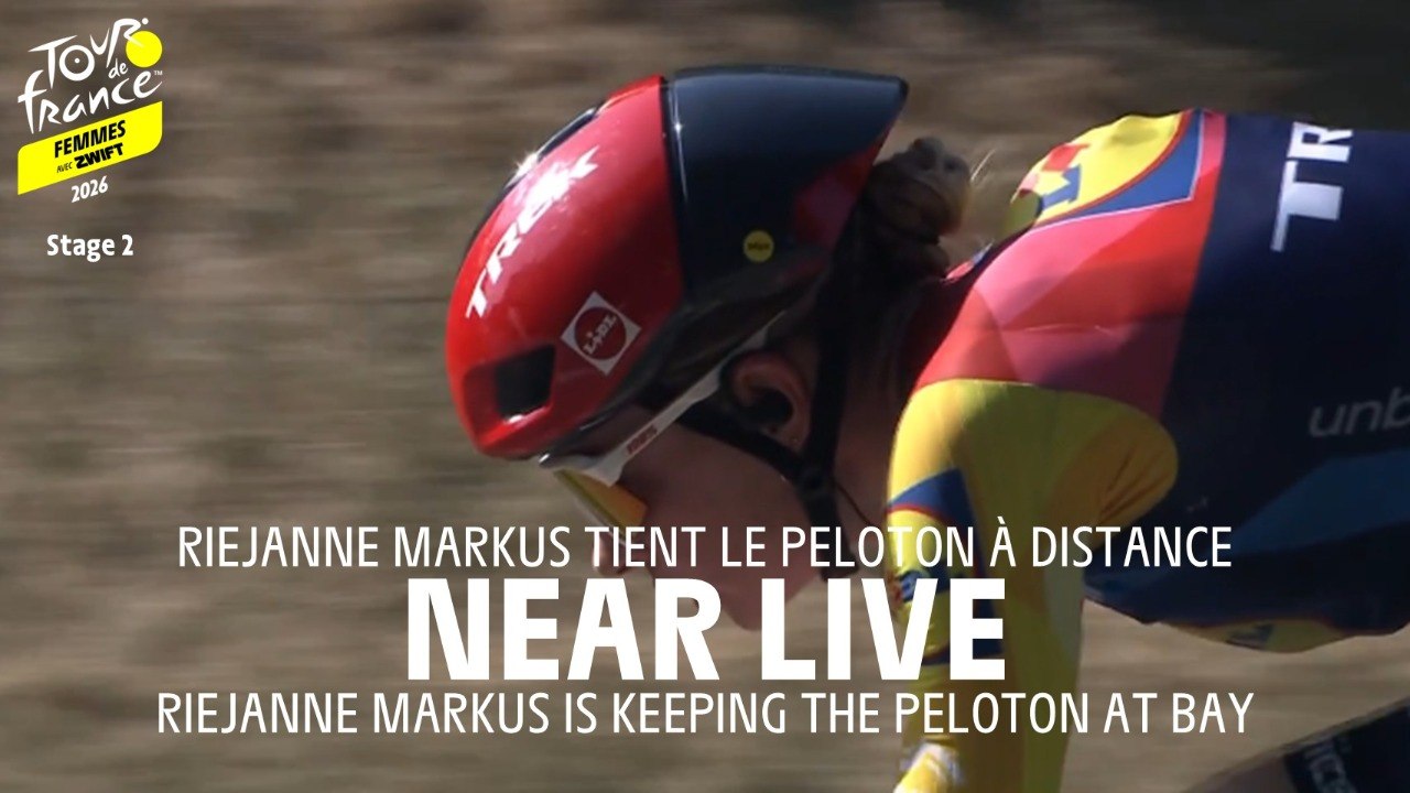 Riejanne Markus is keeping the peloton at bay - Stage 2