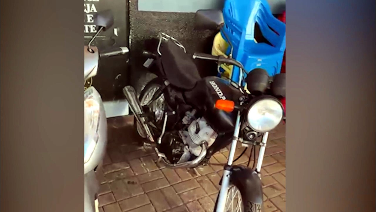 Moto furtada durante a madrugada é recuperada pela Guarda Municipal em Cascavel