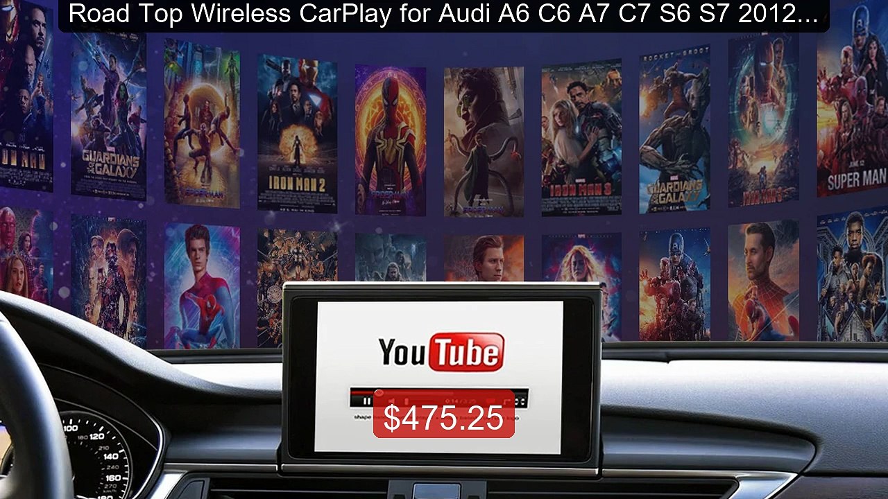 Road Top Wireless CarPlay for Audi A6 C6 A7 C7 S6 S7 2012-201... -- Amazing Value 2026 | Must Have!