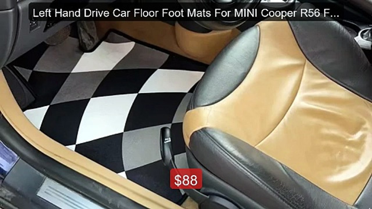 Left Hand Drive Car Floor Foot Mats For MINI Co...