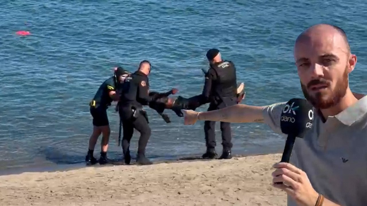 OKDIARIO testigo de cómo los inmigrantes siguen cruzando la frontera en Ceuta pese a que el Gobierno asegura que hay "normalidad"