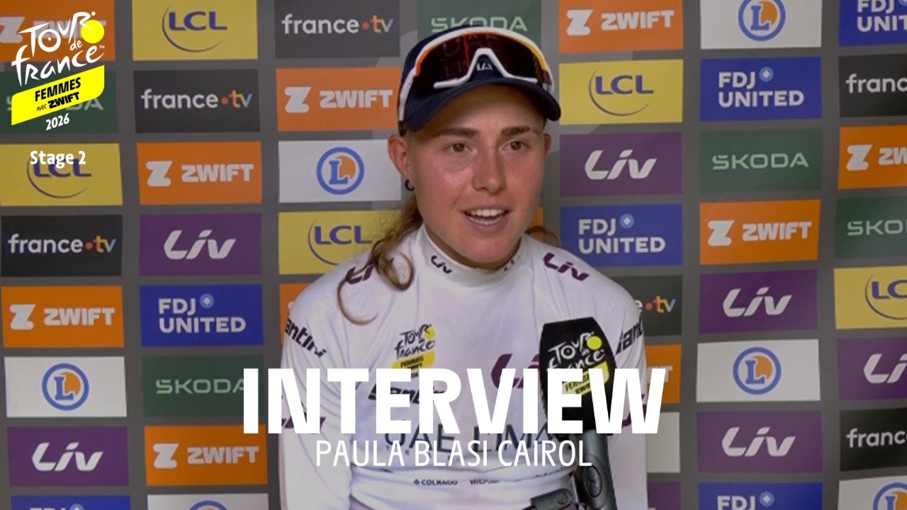 Tour de France Femmes avec Zwift 2026 - Stage 2 Post-race interview