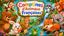🐶 1H de Chansons d'Animaux 🐱🐮 | Comptines Françaises Éducatives | Karaoké avec Paroles 🎵