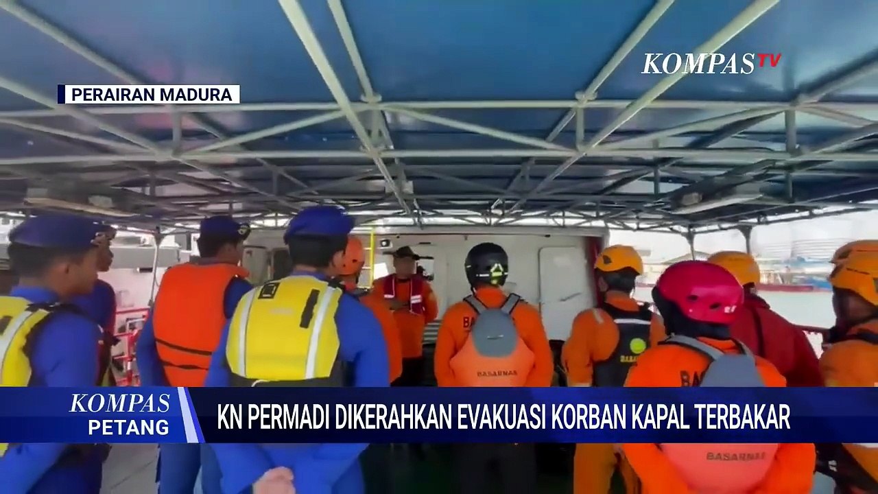 [FULL] Kapal Mutiara Sentosa 2 Terbakar, Kepala Kantor SAR Surabaya: 225 Orang Selamat