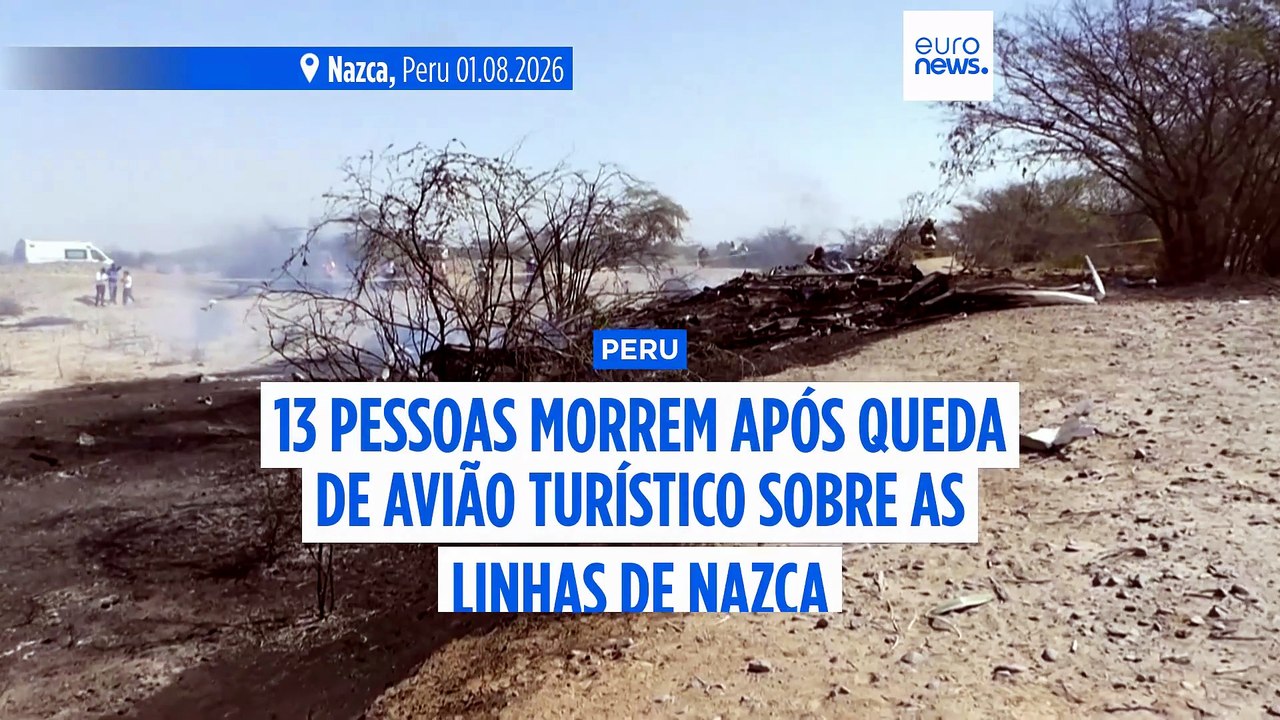 13 mortos no Peru depois de queda de avião turístico sobre as linhas de Nazca